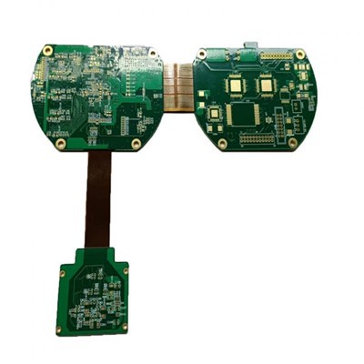 मल्टीलेयर रिजिड फ्लेक्स पीसीबी - ग्रीन सोल्डर मास्क